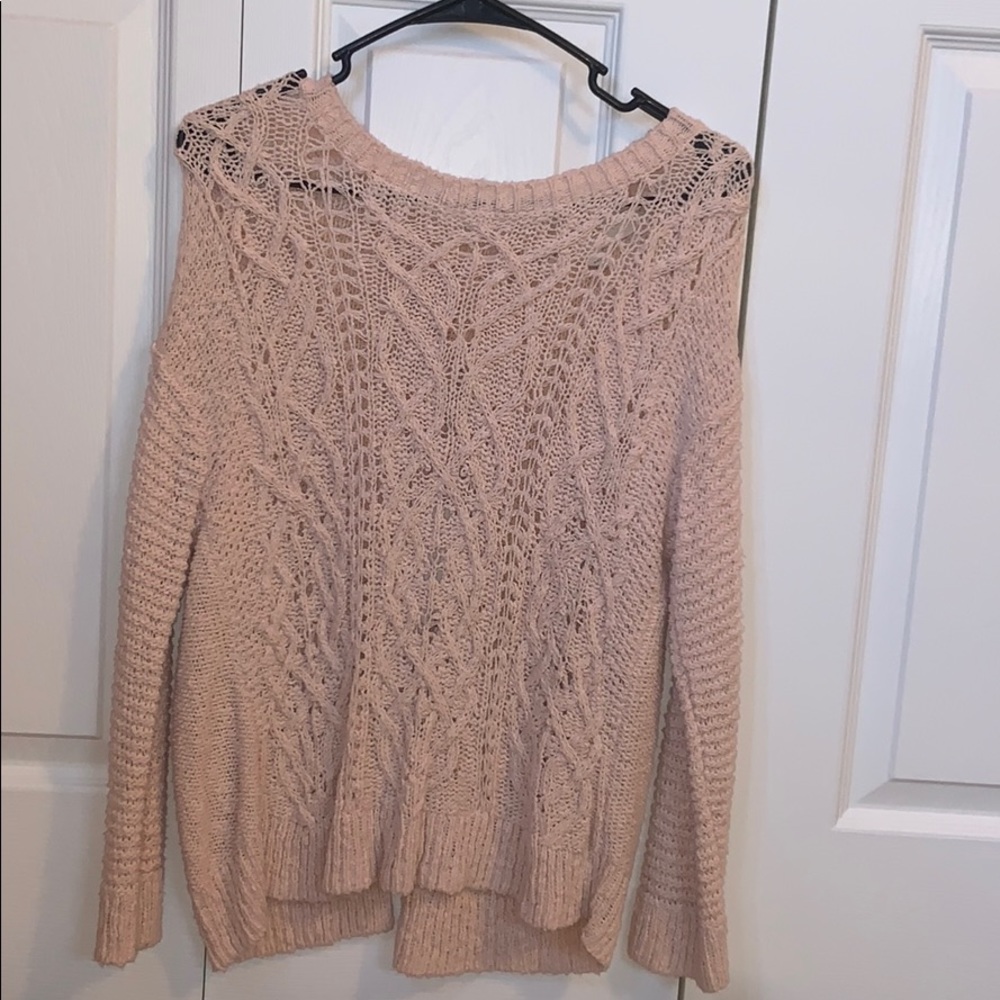 Soft pink sweater